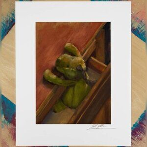 Artist Signed Art Print, "Yearning" - 8x10 (5x7 image)